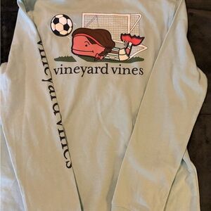 Vineyard Vines Teal Cotton Shirt